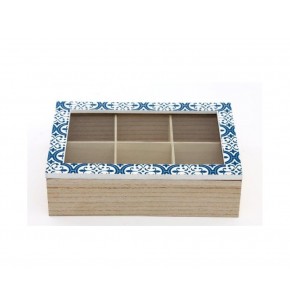Ξύλινο κουτί για τσάι 24 χ 16 εκ. Plastona SR0087