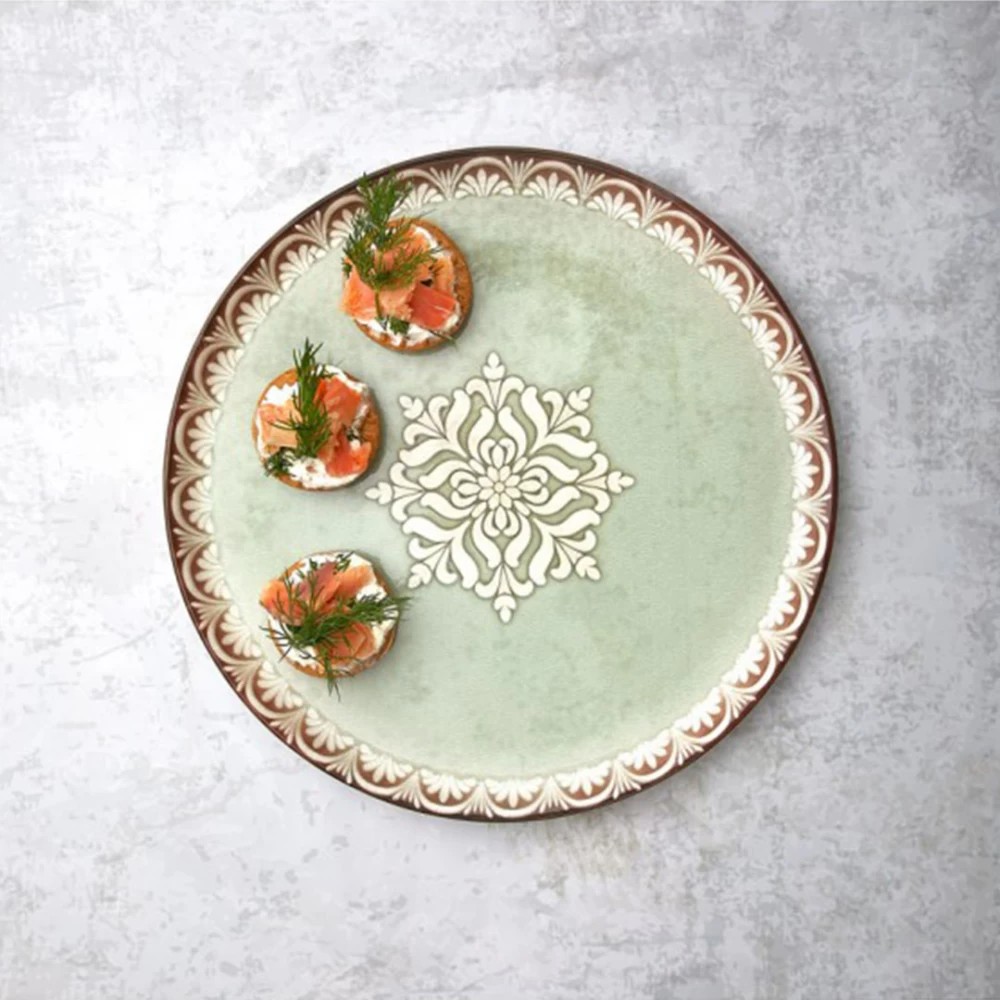 Πιάτο ρηχό 27 εκ. πορσελάνη By Bone Rome 1750 - liveyourhome.gr