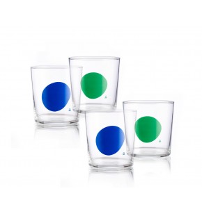 Σετ 4 γυάλινα ποτήρια 330 ml Benetton BE-0261