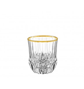 Σετ 6 κρυστάλλινα ποτήρια ουίσκι 350 ml RCR Adagio Gold
