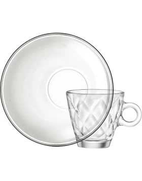 Φλυτζάνι πιατάκι espresso Bormiolli Rocco Kaleido