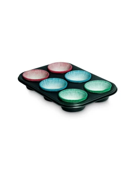 Φόρμα για 6 muffins & 30 χάρτινες θήκες Guardini Gardenia 89907