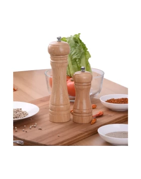Σετ 2 ξύλινοι μύλοι μπαχαρικών Secret Gourmet 136327S