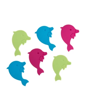 Σετ 6 αντιολισθητικά μπανιέρας Octopus Δελφίνι 00512.001