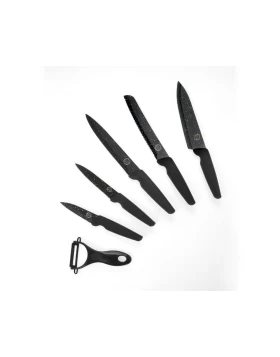 Σετ 6 μαχαίρια με επίστρωση Marble Cryspo Trio PRO-X 