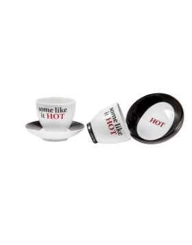 Σετ 2 φλυτζάνια πιατάκια espresso 110 ml Evigri 0198/COF