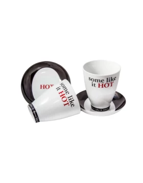 Σετ 2 κούπες πιατάκια 300 ml Evigri 0198/MUG