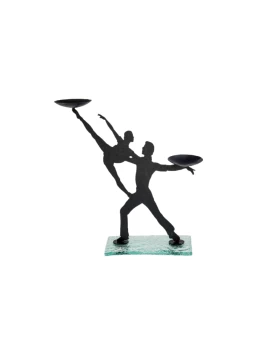 Μεταλλικό κηροπήγιο 32 εκ. Moda Mostra Dancers MCH-12B