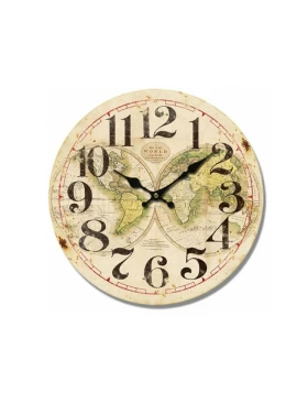Ξύλινο ρολόι τοίχου 34 εκ. Anthemidis 777365
