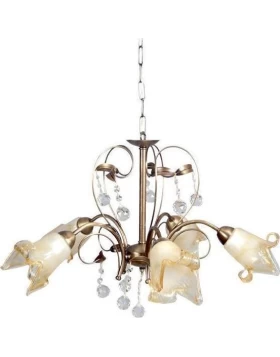 Φωτιστικό οροφής 5 φώτα Inlight 5300-5 οξυντέ 