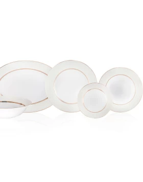 Σερβίτσιο πιάτα φαγητού 40 τμχ Passion Gold