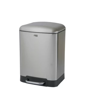 Κάδος πεντάλ 6 lt soft close Ecocasa inox 0202