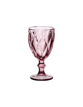 Ποτήρι κρασιού 220 ml Cryspo Trio Kare Purple