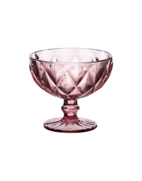 Ποτήρι παγωτού 310 ml Cryspo Trio Kare Purple