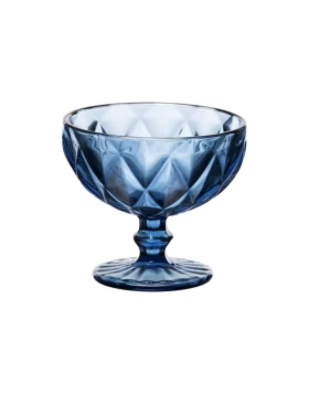 Ποτήρι παγωτού 310 ml Cryspo Trio Kare Blue