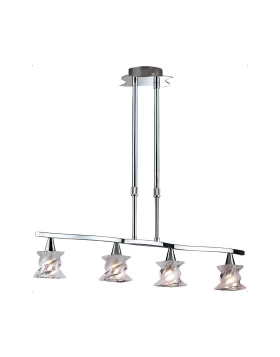 Φωτιστικό ράγα 4 φώτο F406C-4