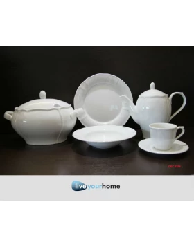 Σετ πιάτα φαγητού 72 τμχ Hausmann 6296