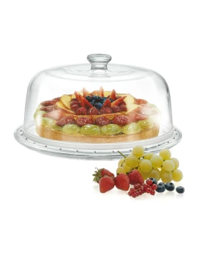 Γυάλινη τουρτιέρα / τυριέρα 31 εκ. Borgonovo Palladio 