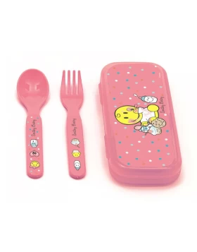 Σετ κουταλάκι πιρουνάκι σε θήκη Zak Design 2940830