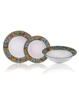 Σετ πιάτα φαγητού 20 τμχ Bohemia 18501