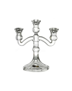 Κρυστάλλινο κηροπήγιο 25,5 εκ. 3 κεριά Bohemia 94400