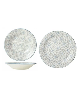 Σετ πιάτα 18 τμχ stoneware Cosy & Trendy Trinidad 