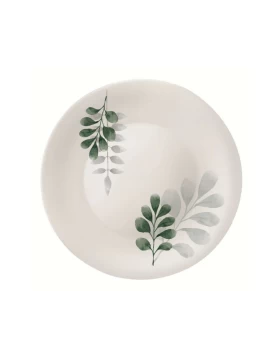 Γυάλινο πιάτο φαγητού Bormiolli Botanica Verde
