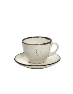 Φλυτζάνι πιατάκι σοκολάτας 350 ml πορσελάνη Espiel TLK110