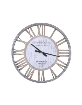 Ξύλινο ρολόι τοίχου 60 εκ. Etiquette 133-82-518