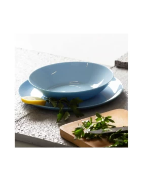 Σετ πιάτα φαγητού 19 τμχ Luminarc Diwali Light Blue