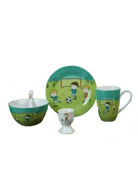 Παιδικό σετ φαγητού 5 τμχ Cryspo Trio Play 8564