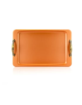 Ανοξείδωτος δίσκος 38 εκ. Skamagas 77.204 Rosegold