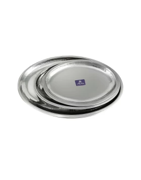 Σετ 3 ανοξείδωτοι δίσκοι σερβιρίσματος Melia 03914