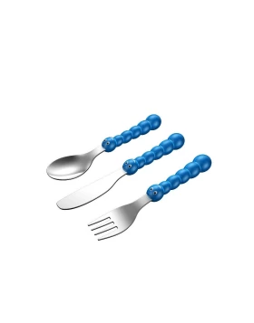 Σετ παιδικά μαχαιροπήρουνα Cryspo Trio Bloo