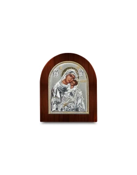 Ασημένια εικόνα 13.5 εκ. Γλυκοφιλούσα Prime Silver SA202/BG