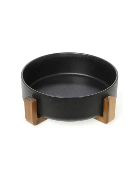 Σαλατιέρα σε ξύλινη βάση 31.5 εκ. Cryspo Trio 65.000.201