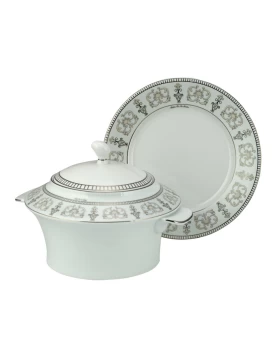 Σετ πιάτα φαγητού 72 τμχ WM Collection 17278 Platinum