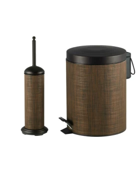 Σετ μεταλλικός κάδος 5 lt & πιγκάλ Marva Exclusive 