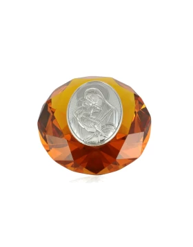 Ασημένια εικόνα σε κρύσταλλο 15 εκ. MSW DA-5G