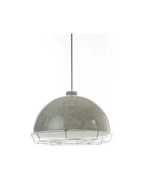 Φωτιστικό οροφής 1 φως 37 εκ. Inlight 4392 Ασημί 