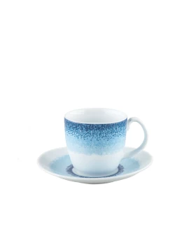 Φλυτζάνι πιατάκι τσαγιού 170 ml πορσελάνη Ionia Apeiron Blue