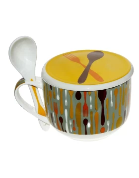 ΚΟΥΠΑ ΚΟΡΝ ΦΛΕΙΚΣ ΚΟΥΤΑΛΙ ΚΙΤΡΙΝΗ Espiel TAB0016