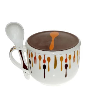 ΚΟΥΠΑ ΚΟΡΝ ΦΛΕΙΚΣ ΚΟΥΤΑΛΙ ΚΑΦΕ Espiel TAB0014