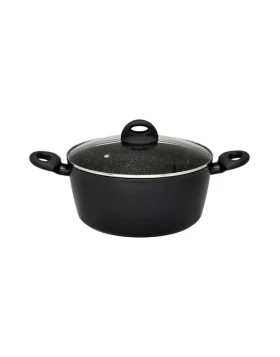 Χύτρα με επίστρωση πέτρας και καπάκι 20 εκ. Cryspo Trio Petra