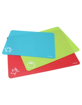 Σετ 3 εύκαμπτες επιφάνειες κοπής Pedrini 04GD182