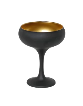 ΠΟΤΗΡΙ ΣΑΜΠ. COUPE ΜΑΥΡΟ-ΧΡΥΣΟ ΜΑΤ 270CC 9,5Χ13,2ΕΚ Espiel RAB106K6