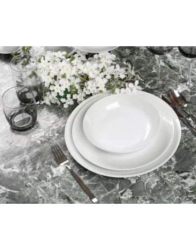 Σετ πιάτα φαγητού πορσελάνη 20 τμχ Cryspo Trio Astrid 