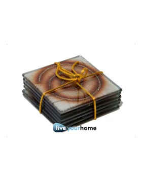 Σετ σουβέρ 6 τεμ. Moda Mostra Golden Sand 3945G