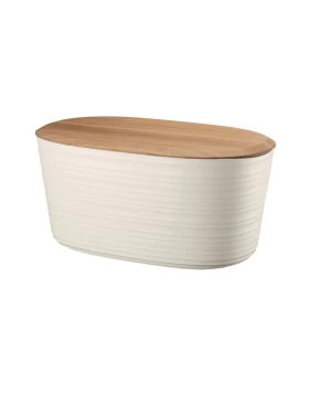 Ψωμιέρα με καπάκι bamboo 39.2 εκ. Guzzini Tierra White