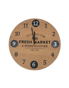 Ξύλινο ρολόι τοίχου 38 εκ. Marva 834008